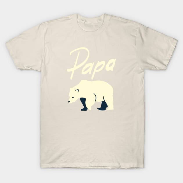 Papa bear Design T-Shirt by LR_Collections